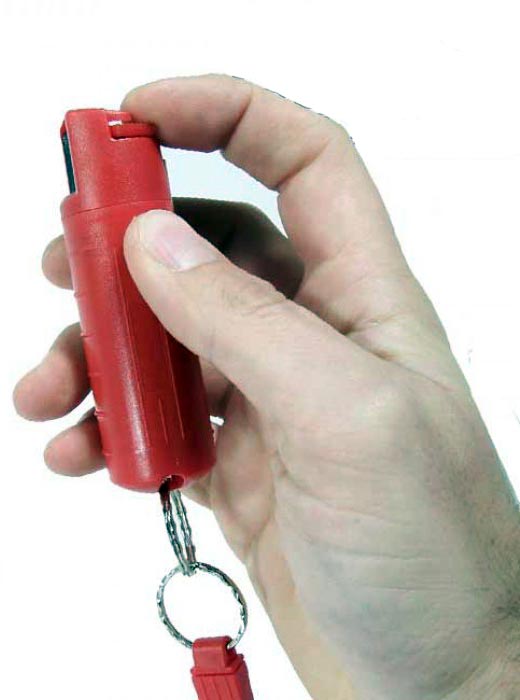 Spray al peperoncino portachiavi Rosso caratteristiche ...