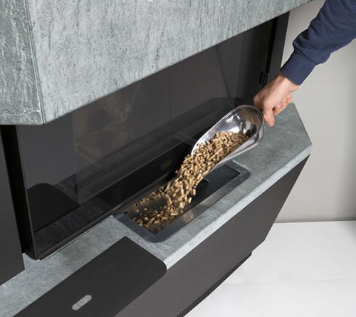 Stufa Pellet Giotto riempimento ...