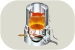La Stufa Zibro Turbo R 617 dispone di un sofisticato sistema di combustione Laser.
