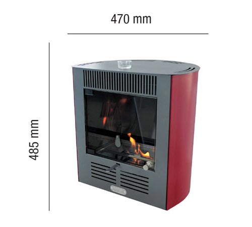 Stufa a bioetanolo Mini Smart dimensioni ...
