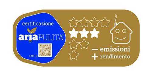 Stufa a pellet ERMETICA certificazioni ...