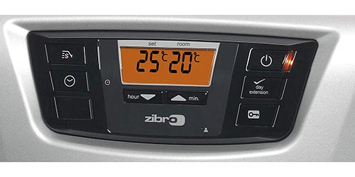 Stufe a Combustibile Elettronica e portatile cruscotto funzionamento ...