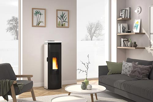 Stufe a Pellet Amika installazione ...
