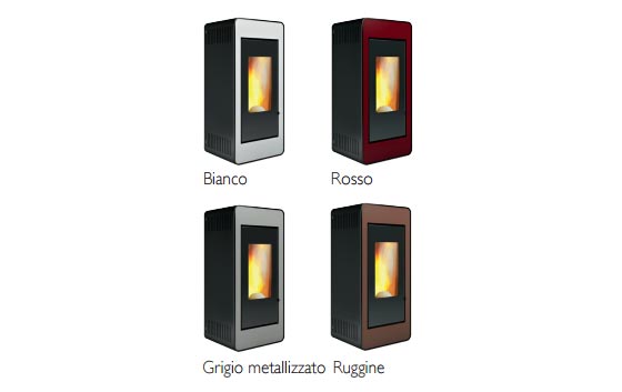 colori delle Stufe a Pellet Filo ...