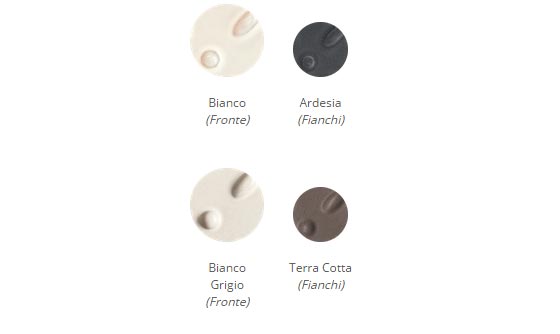 versioni bicolore della Stufa a Pellet Round ...