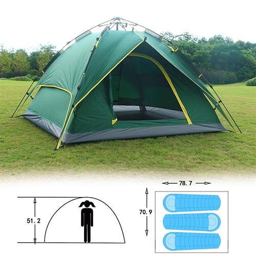 Tenda da Campeggio Impermeabile disposizione ...