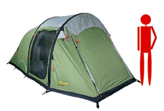 Tenda da campeggio gonfiabile altezza ...
