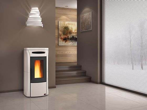 Termostufa a pellet ermetica Fiandra idro funzionamento ...