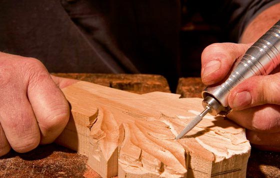 incisione legno dell'Incisore Dremel Fortiflex ...