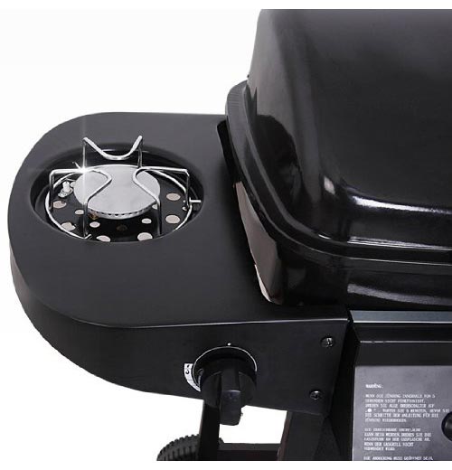 fornello laterale del barbecue a gas eco grill max ...