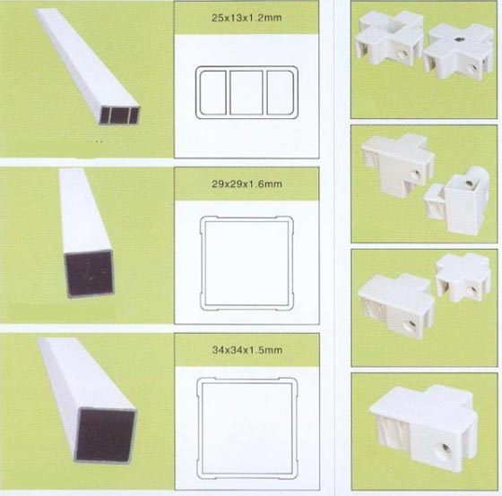 Sezione Pali del Gazebo 3x3 Rosso ...