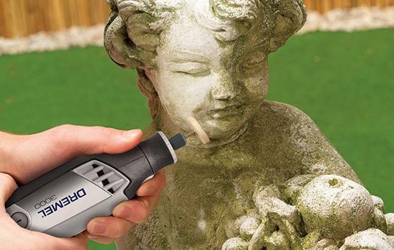 Levigatura Pietra del mini trapano dremel