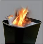 Incendio in ufficio