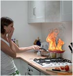 Incendio domestico
