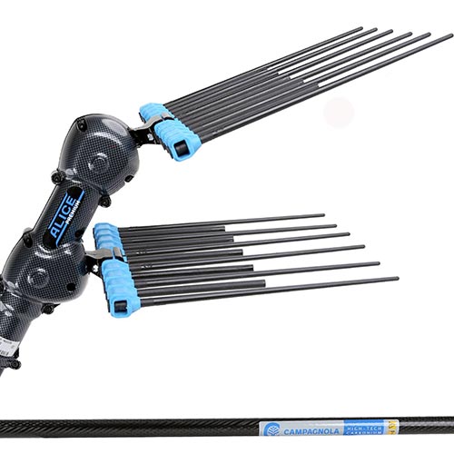 Abbacchiatore scuoti olive a batteria con asta Telescopica presa manovra utilizzo macchina ...