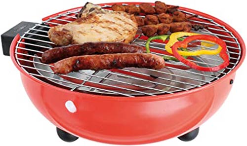 Barbecue Elettrico Rosso funzionamento cottura ....