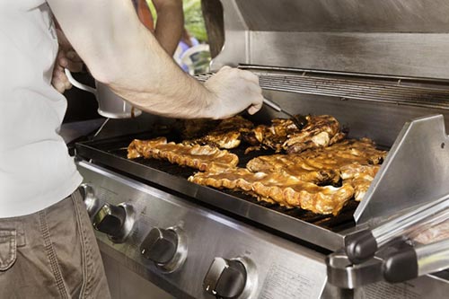 Barbecue a Gas con Sistema Australiano cottura cibi ...
