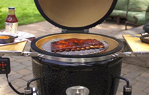 Barbecue a carbone Kamado funzionamento ...