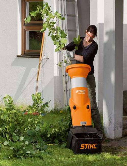 Biotrituratori elettrico Sthil funzionamento triturazione ...