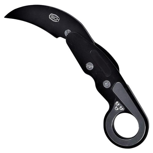 COLTELLO TATTICO RICHIUDIBILE MOD. KARAMBIT FAST funzionamento chiusura ...