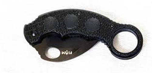 COLTELLO TATTICO RICHIUDIBILE MOD. KARAMBIT FAST funzionamento chiusura totale ...