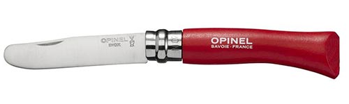 Coltelli Opinel Rosso apertura totale ...