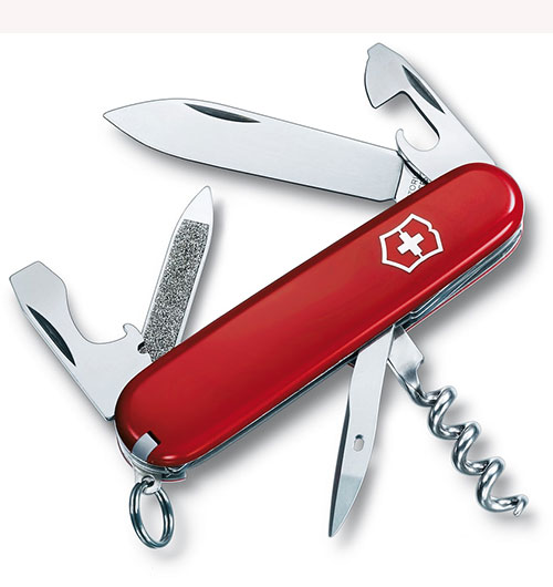 Coltellini tascabili Victorinox Sportsman Ring taglio ...