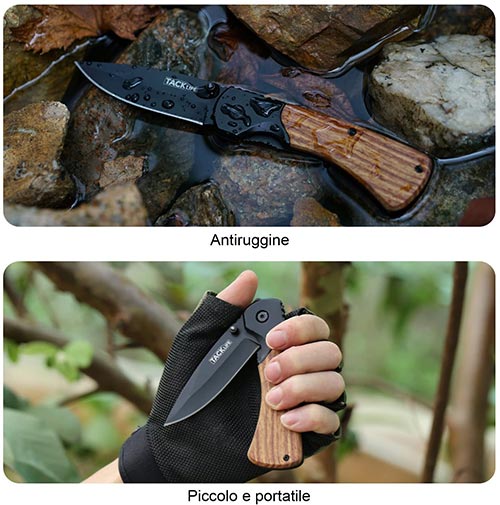 Coltello Bunmei Pieghevole Professionale caratteristiche chiusura ...