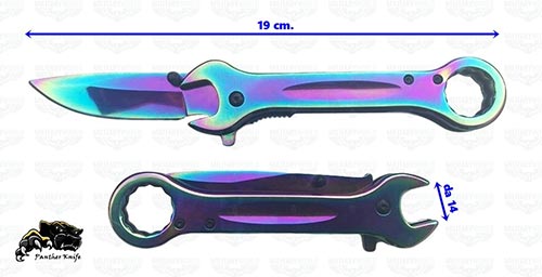 Coltello Multipurpose Wrench Rainbow misure ...