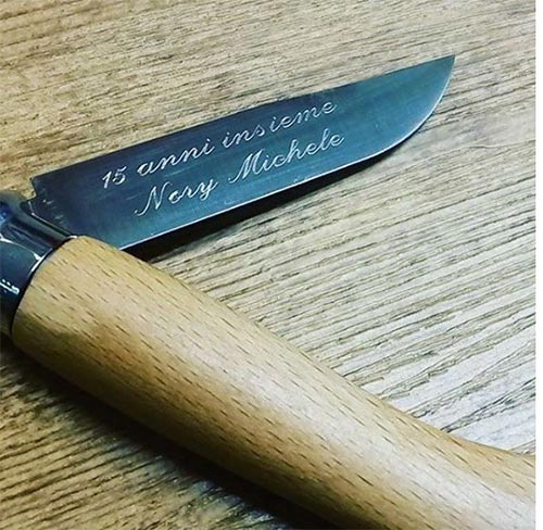 Coltello Opinel N.8 personalizzazioni ...