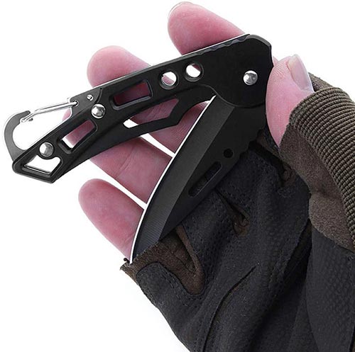 Coltello Pieghevole da Esterno chiusura totale ...