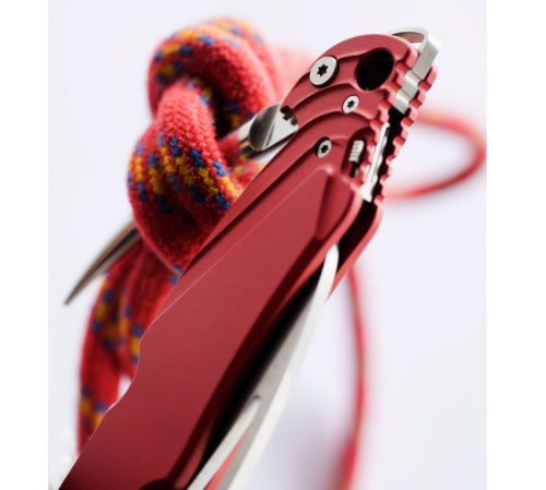 Coltello Professionale da Soccorso e per la Nautica dettagli chiusura ...