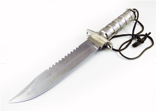 Coltello Tattico Rambo Silver N340 caratteristiche ...