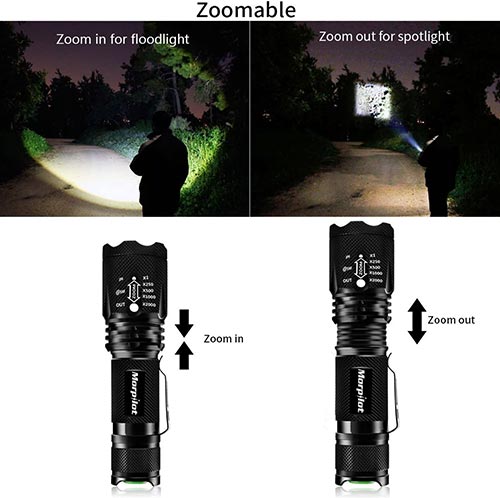 Coltello da Caccia e Torcia zoom illuminazione ...