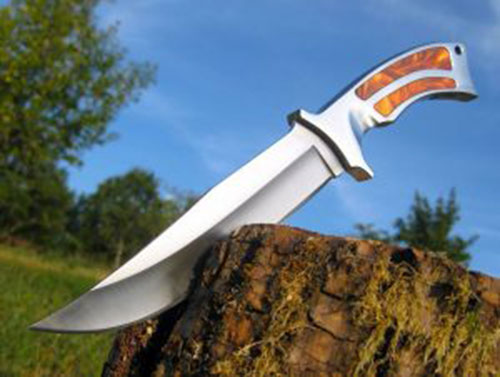 Coltello per scuoiare mimetico funzionamento tecnico ...