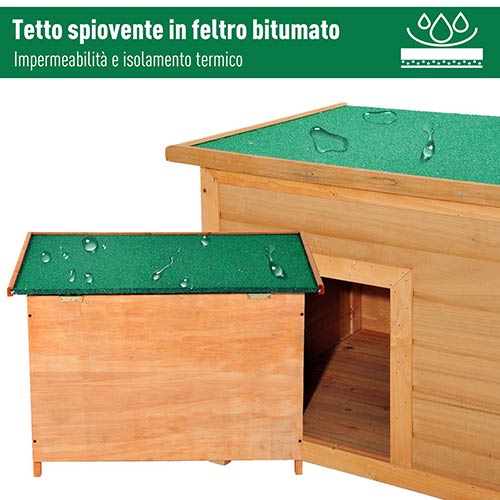 Cuccia Per Cani Impermeabile dettagli tecnici ...
