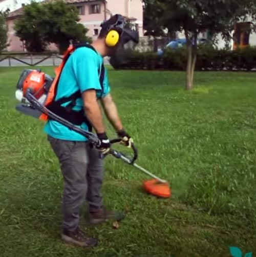 Decespugliatore Spalleggiato 453 BP funzionamento taglio erba ...