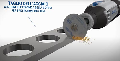 Dremel 4000 taglio acciaio ...