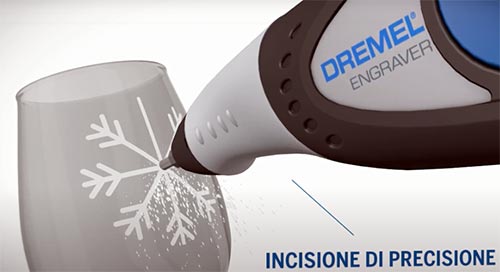 Dremel Incisore levigatura incisione vetro ...
