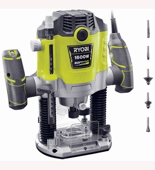 Fresatrice Ryobi verticale da 1600 Watt punte ricambio ...
