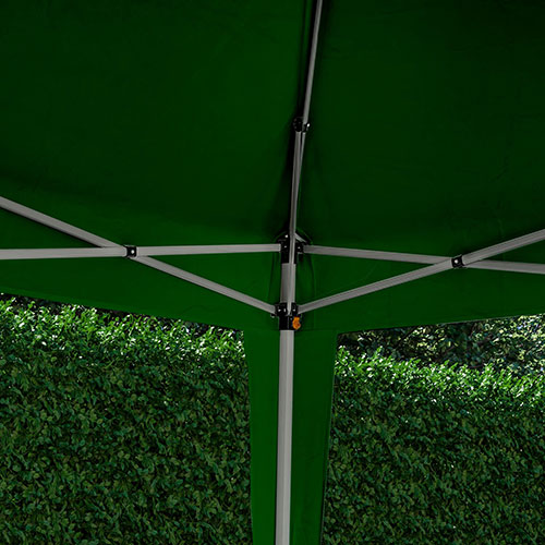 Gazebo acciaio Eori verde struttura angoli rinforzati ...