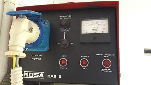 Generatore Mosa 1400 SX quadrante comando ...