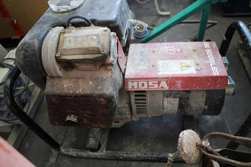 Generatore Mosa 6000 LBS utilizzo cantiere ...