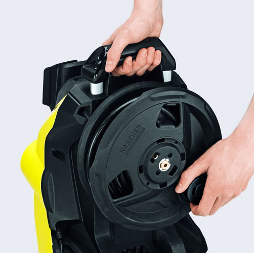 Idropulitrice KAERCHER K7 FULL CONTROL raccolta tubo alta pressione ...