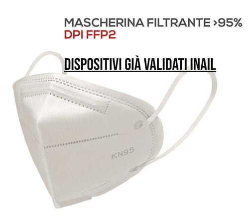 MASCHERINA DPI FFP2 VALIDATA INAIL - GBZK caratteristiche ...