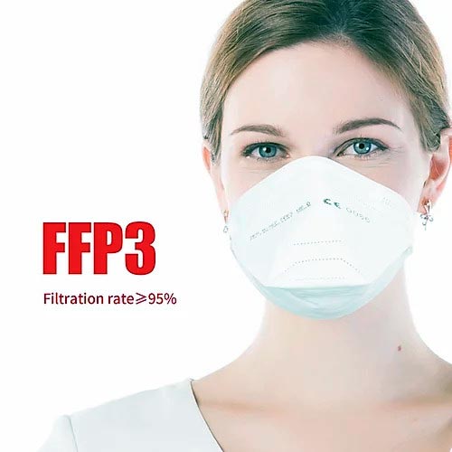 MASCHERINA PROTETTIVA FFP3 funzionamento facciale ...
