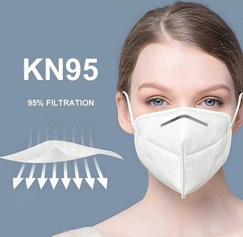 Mascherina FFP2 KN95 s/valvola filtraggio ...