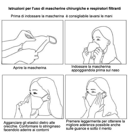 mascherine FFP2 certificate CE istruzioni ...