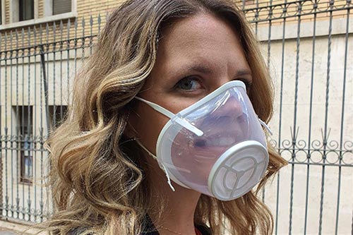 Mascherina Protettiva Con Filtro Guzzini utilizzo funzionamento facciale ...