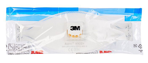 Mascherina monouso 3M FFP2 Aura 9322+ confezione ...